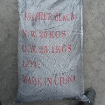 C.I. Sulphur Black 1 CAS 1326-82-5 Sulfur Black BR 160 % For Cotton Leather Paper